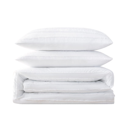 Carlisle Stripe 3 Piece Comforter Set