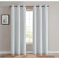 Truly Soft Blackout Room Darkening Window Curtain Panel Pair Room Light Grey Gray
