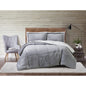 Truly Soft Cuddle Warmth Comforter Set Plush Sherpa Room Solid Grey Gray