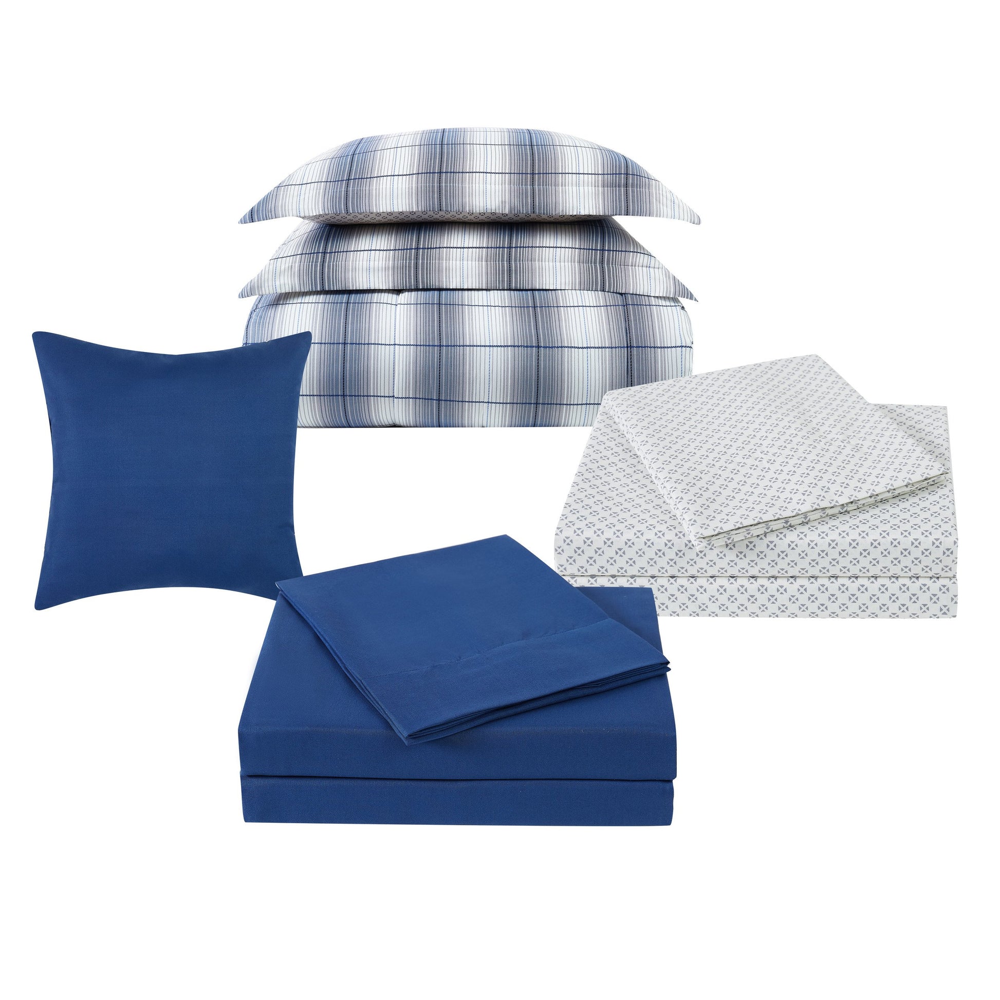 Truly Soft Grayson Stripe Bed in a Bag Silo