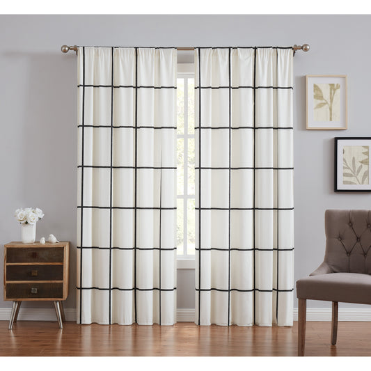 Kurt Windowpane Window Panel Pair